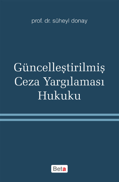 Güncelleştirilmiş Ceza Yargılaması Hukuku kitabı