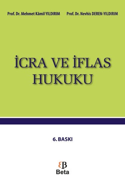 İcra Ve İflas Hukuku kitabı