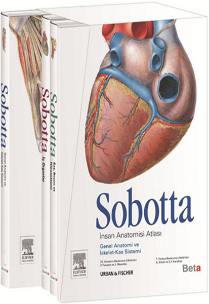 Sobotta İnsan Anatomisi Atlası (3 Cilt Takım)  kitabı