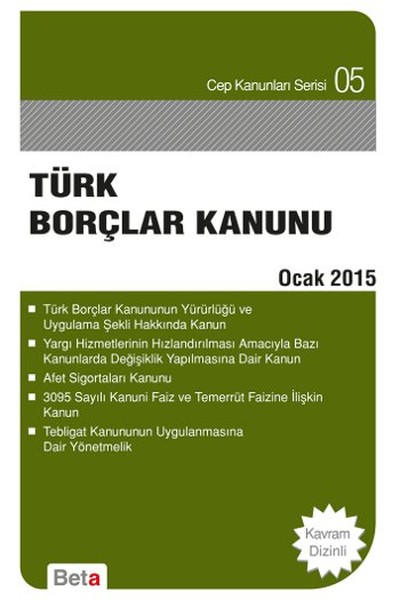 Türk Borçlar Kanunu kitabı