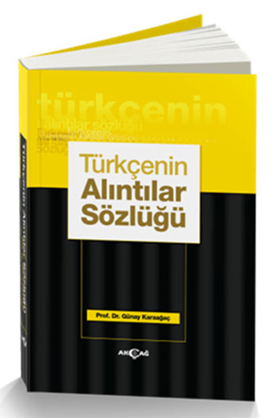 Türkçenin Alıntılar Sözlüğü kitabı