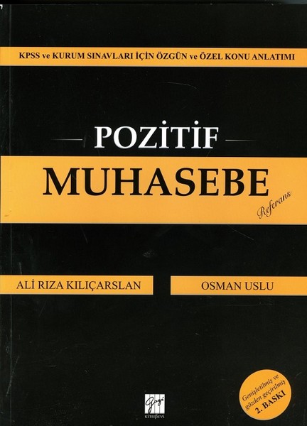 Pozitif Muhasebe kitabı