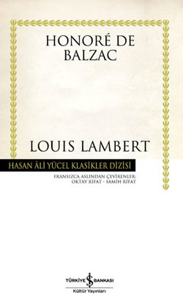 Louis Lambert - Hasan Ali Yücel Klasikleri kitabı