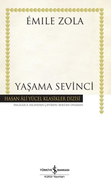 Yaşama Sevinci - Hasan Ali Yücel Klasikleri kitabı