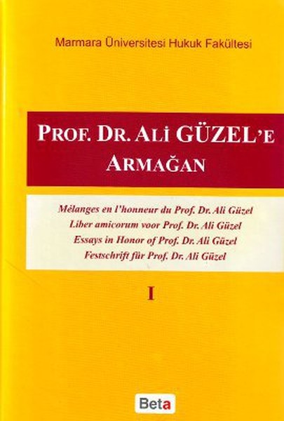 Prof. Dr. Ali Güzel'e Armağan 1 kitabı