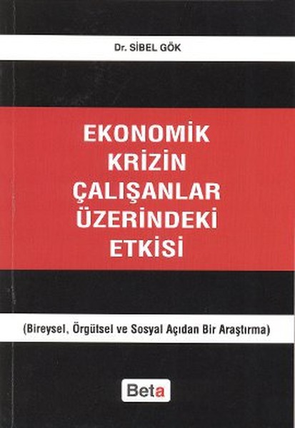 Ekonomik Krizin Çalışanlar Üzerindeki Etkisi kitabı