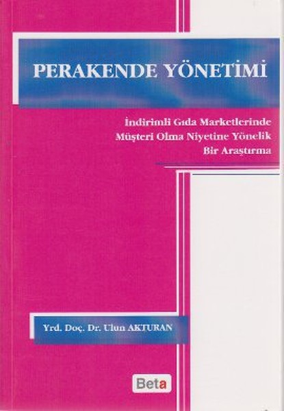 Perakende Yönetimi kitabı