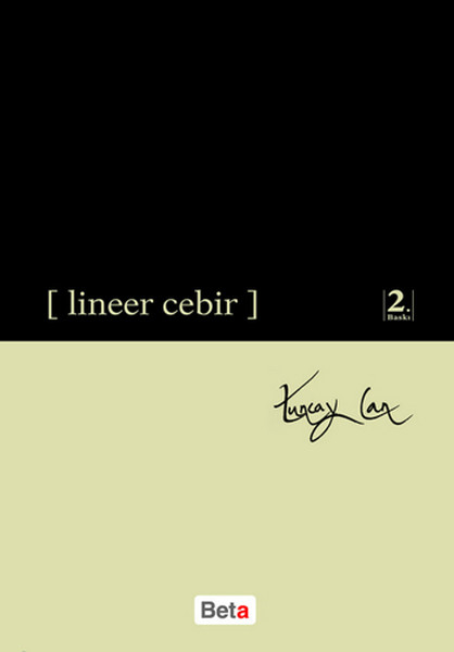 Lineer Cebir kitabı