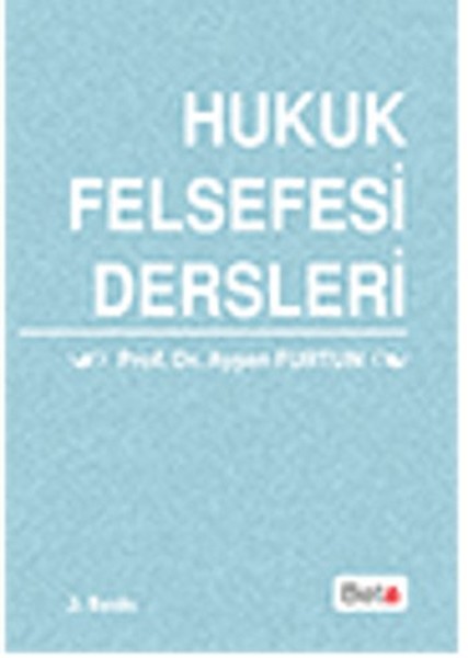 Hukuk Felsefesi Dersleri kitabı