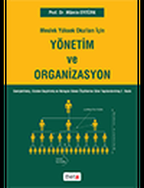 M. Y. O. İçin Yönetim Ve Organizasyon kitabı