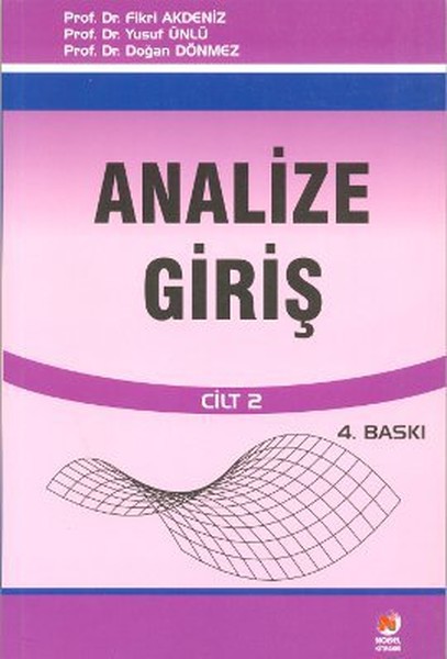 Analize Giriş Cilt: 2 kitabı