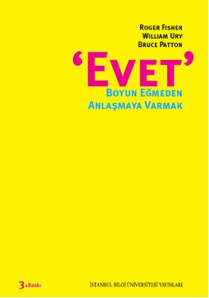 Evet- Boyun Eğmeden Anlaşmaya Varmak kitabı