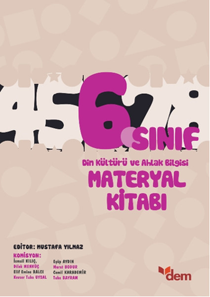 6. Sınıf Din Kültürü Ve Ahlak Bilgisi Materyal Kitabı kitabı