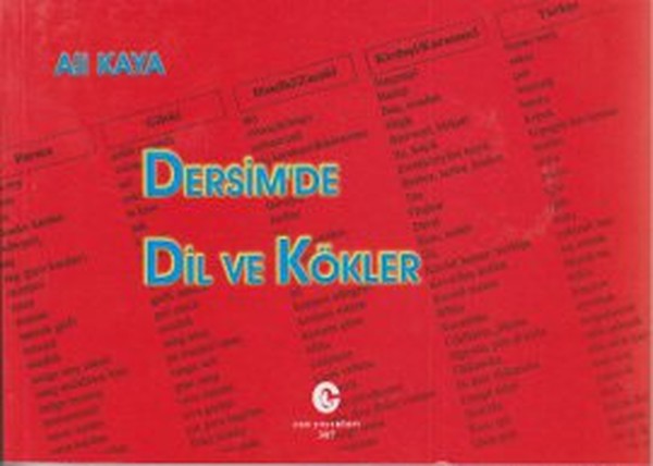 Dersim'de Dil Ve Kökler kitabı