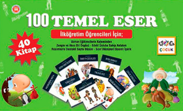 İlköğretim 100 Temel Eser Seti-40 Kitap kitabı