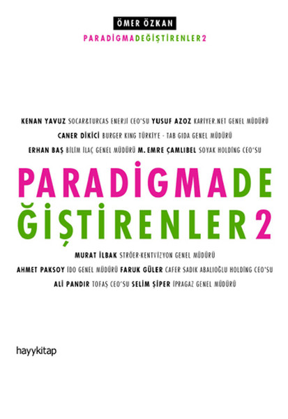 Paradigma Değiştirenler 2 kitabı