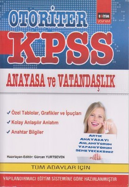 Otoriter Kpss Anayasa Ve Vatandaşlık kitabı