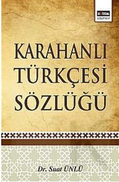 Karahanlı Türkçesi Sözlüğü kitabı