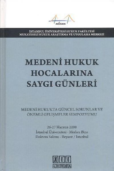 Medeni Hukuk Hocalarına Saygı Günleri kitabı