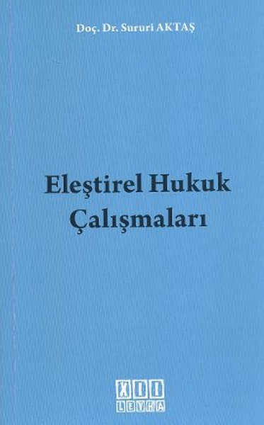 Eleştirel Hukuk Çalışmaları kitabı