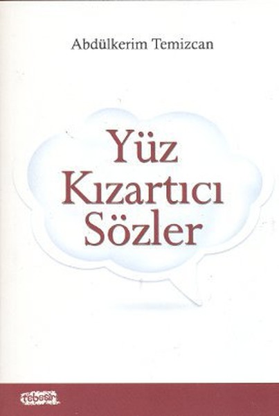 Yüz Kızartıcı Sözler kitabı
