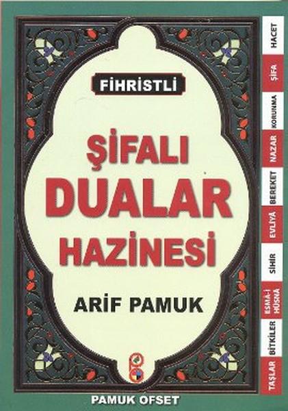 Fihristli Şifalı Dualar Hazinesi - Dergi Boy (Dua-125)  kitabı