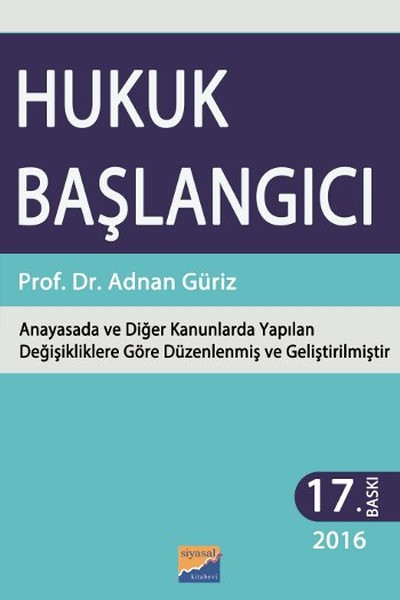 Hukuk Başlangıcı kitabı