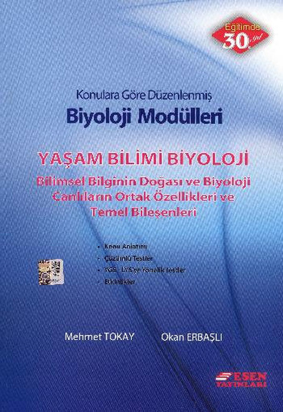 Yaşam Bilimi Biyoloji kitabı