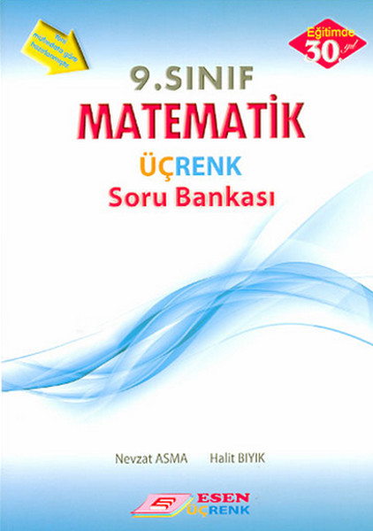 9 Sınıf Üçrenk Matematik Soru Bankası kitabı