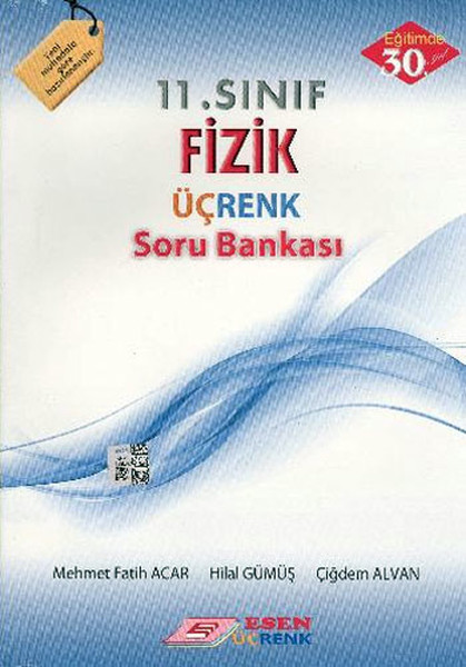 Üçrenk 11. Sınıf Fizik Sınıf Soru Bankası kitabı