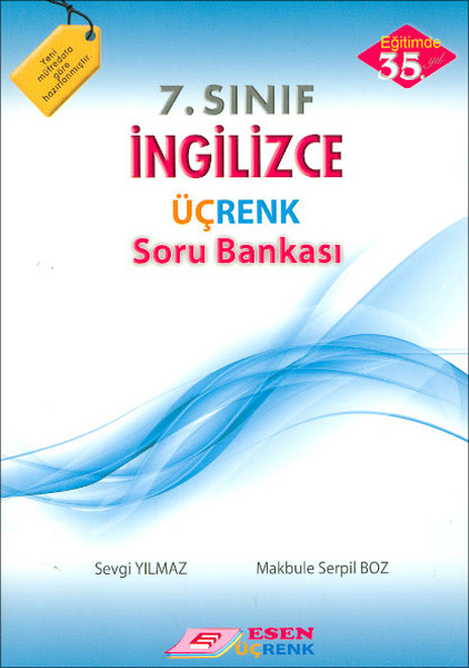 Üçrenk 7. Sınıf İngilizce Soru Bankası kitabı