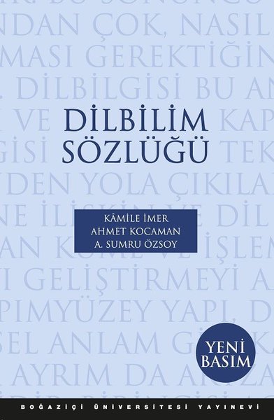 Dilbilim Sözlüğü kitabı