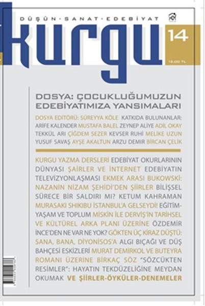 Kurgu Düşün- Sanat- Edebiyat Dergisi Sayı: 14 kitabı