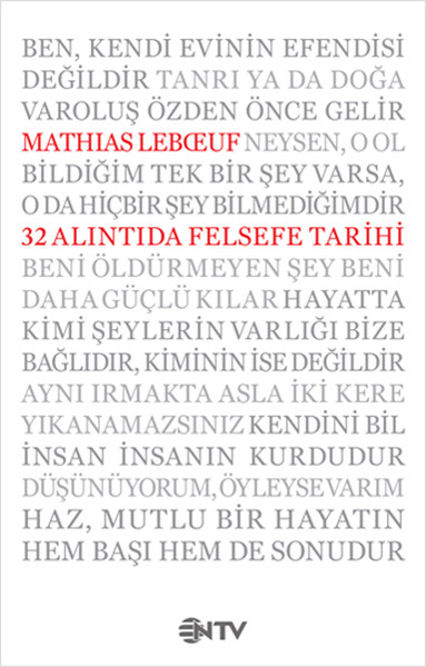 32 Alıntıda Felsefe Tarihi kitabı