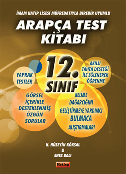 12. Sınıf Arapça Test Kitabı kitabı