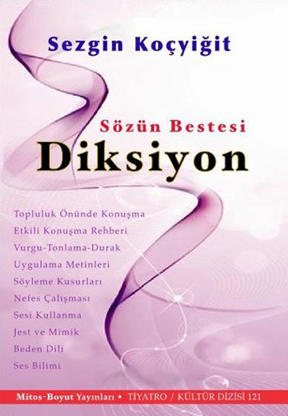 Sözün Bestesi Diksiyon kitabı