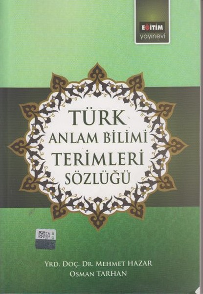 Türk Anlam Bilimi Terimleri Sözlüğü kitabı