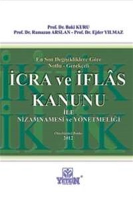 İcra Ve İflas Kanunu İle Nizamnamesi Ve Yönetmeliği kitabı