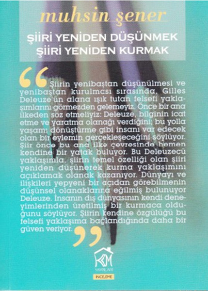 Şiiri Yeniden Düşünmek kitabı