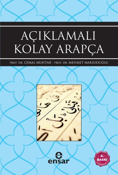 Açıklamalı Kolay Arapça kitabı