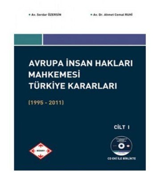 Avrupa İnsan Hakları Mahkemesi Türkiye Kararları kitabı