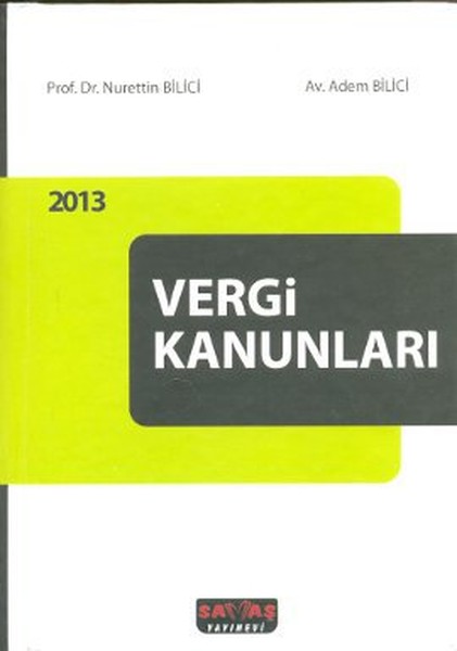 2013 Vergi Kanunları kitabı