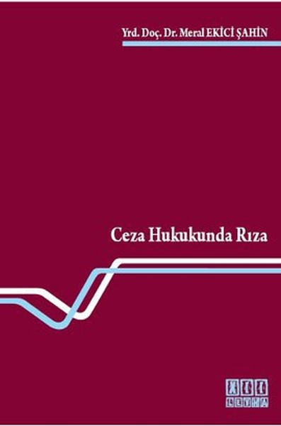 Ceza Hukukunda Rıza kitabı