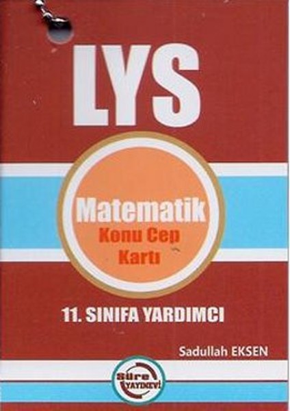 11. Sınıfa Yardımcı Lys Matematik Konu Cep Kartı kitabı