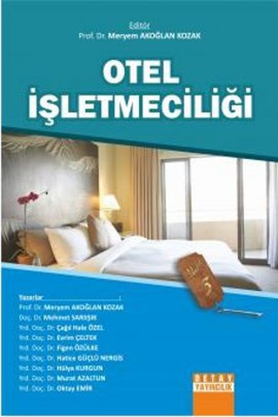 Otel İşletmeciliği kitabı