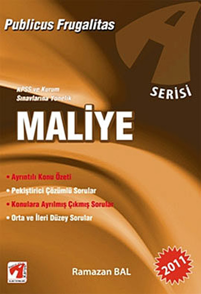 Maliye - A Serisi kitabı