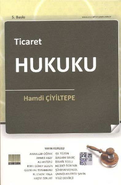 Ticaret Hukuku kitabı