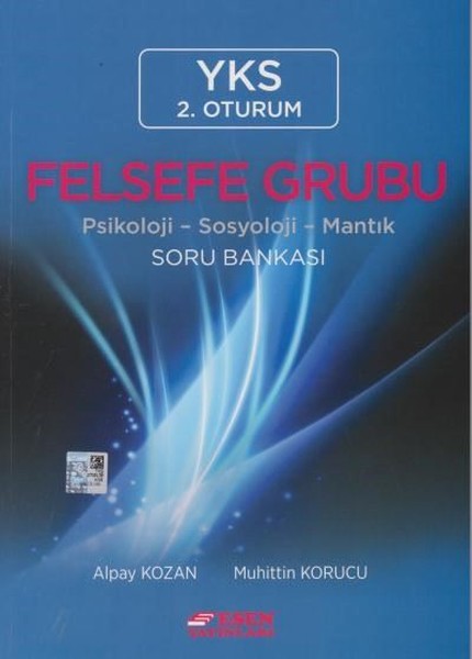 Yks Felsefe Grubu Psikoloji-Sosyoloji-Mantık Soru Bankası 2. Oturum kitabı