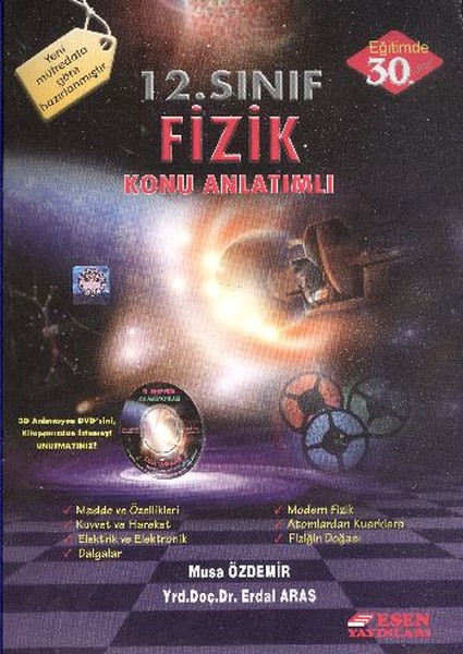 12. Sınıf Fizik Konu Anlatım kitabı