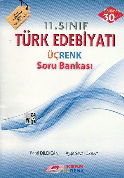 Üçrenk 11. Sınıf Türk Edebiyatı Soru Bankası kitabı